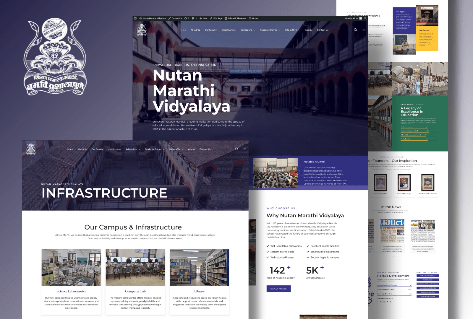 Numavi School Website